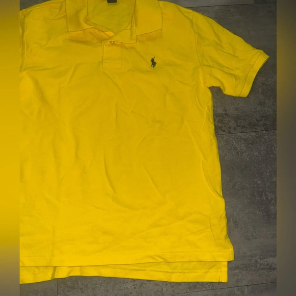 NEW Polo Ralph Lauren Kids Yellow Polo shirt size L - Picture 4 of 9